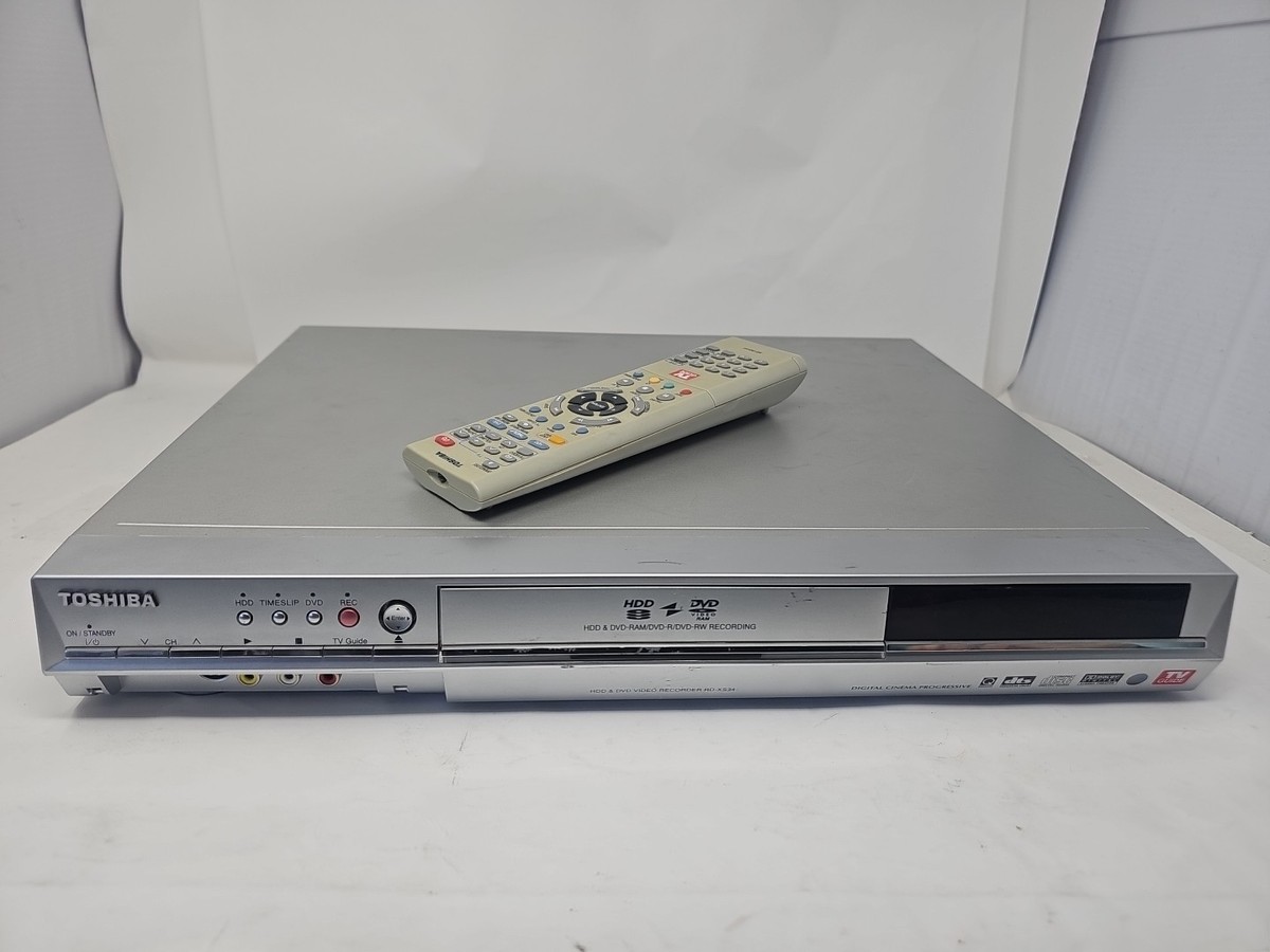 Toshiba RD-XS34SU HDD & DVD Video Recorder Player RD-XS34 Silver