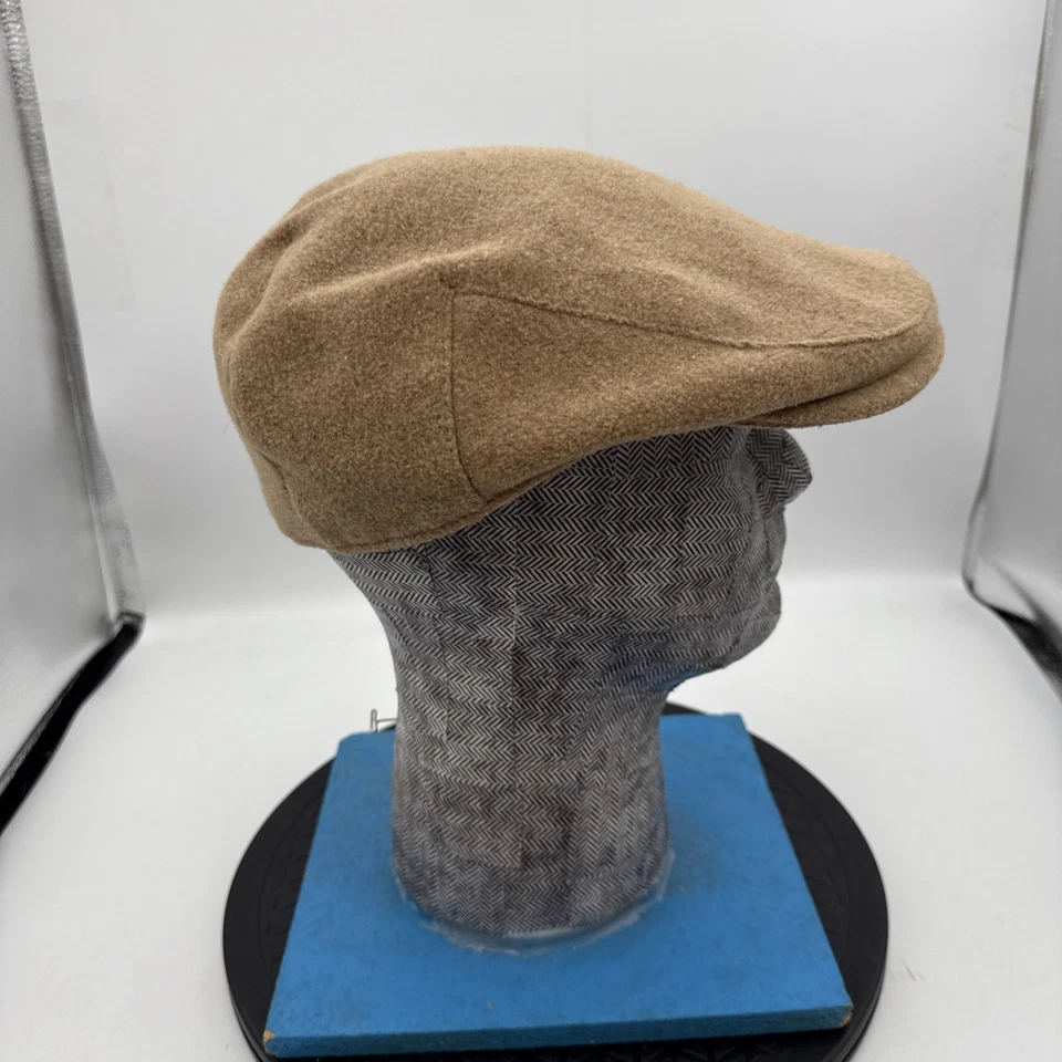 Sombrero de Newsboy Stetson 50/50 de Colección Color Tostado Cabby Gorra Talla Extra Grande Foto 4 de 4