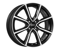 1X Dezent Dezent Tn Dark Schwarz Poliert 6.5Jx16 4X100 ET45