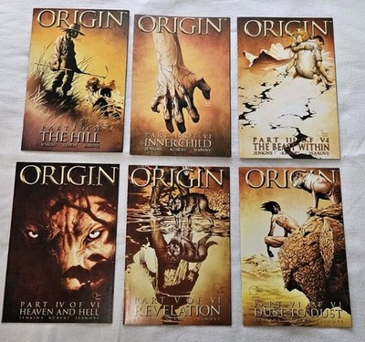WOLVERINE THE ORIGIN 1-6 MARVEL COMIC SET COMPLETE KUBERT JENKINS 2001 VF/NM