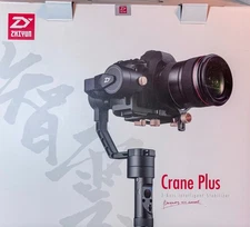 Zhiyun Crane Plus 3 axis gimbal stabilizer. Mint. Used once. Video of it working