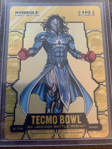 2026 Bo Jackson Battle Arena Tecmo Bowl Myracle Gold Coinflip Brawl