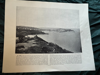 um 1890, St. Ives, Bild aus G. Newnes Teilwerk '' Round The Coast ''