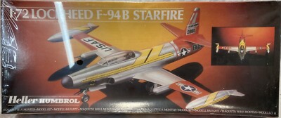 Heller Humbrol 1:72 Lockheed F-94B Starfire USAF Aircraft 80302 #1077 Sealed Box