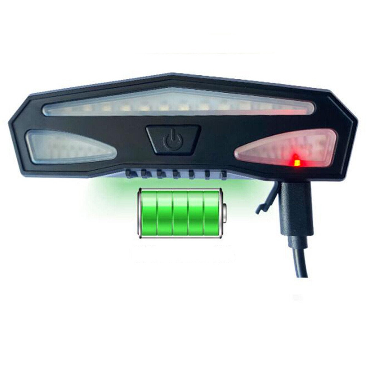 Feu Arrière De Vélo Créatif Œil De Chat - Signal Télécommande Sans Fil USB (neuf)