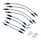 ATI EXTENDED BRAIDED BRAKE LINE KIT 8 LINE FOR LANDCRUISER 76 78 79 SERIES VSC
