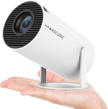 Mini Projector, Magcubic HY300 Auto Keystone Correction Portable Projector, 4K