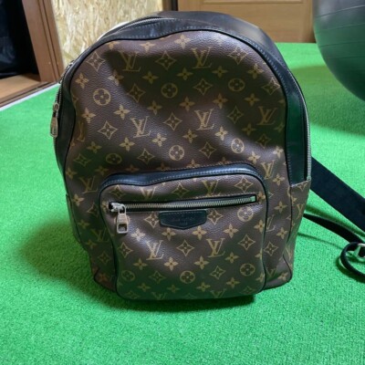 Louis Vuitton Monogram Macassar Josh NV Backpack Unisex