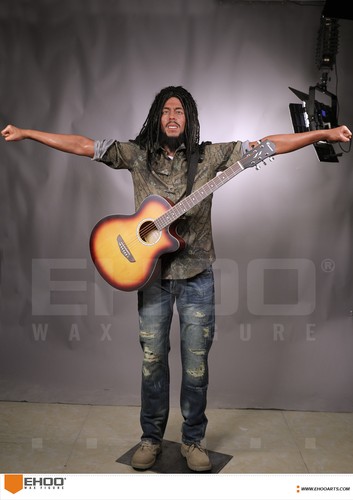 Life Size Bob Marley Music Singer Statue Realistic Prop Display 1:1