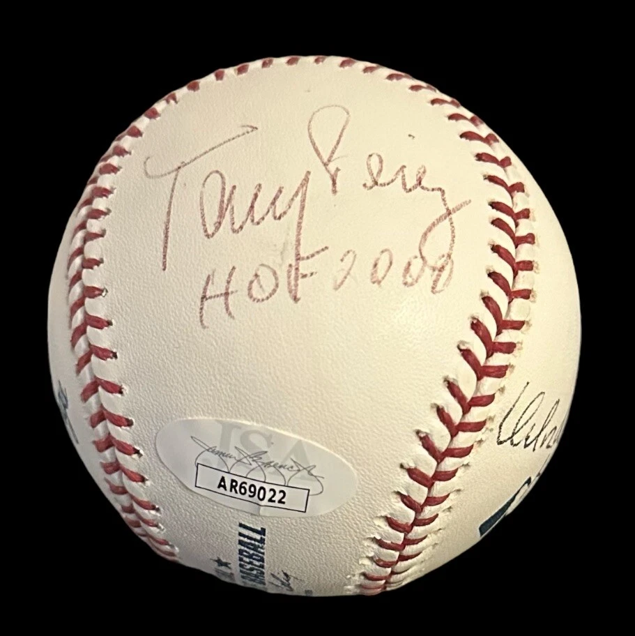 APARICIO, PEREZ, CEPEDA, MARICHAL AUTOGRAPHED SINGLE SIGNED BASEBALL JSA CERT - Image 3 of 4