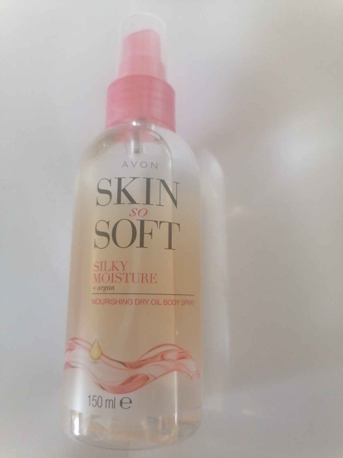 Avon Skin so Soft Silky Moisture Dry Oil Spray 150ml Nourishing with Argan Oil