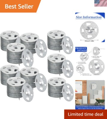 #ad 1000 Count Galvanized Steel Washers Rust Resistant Fasteners for Versatile Use $68.99