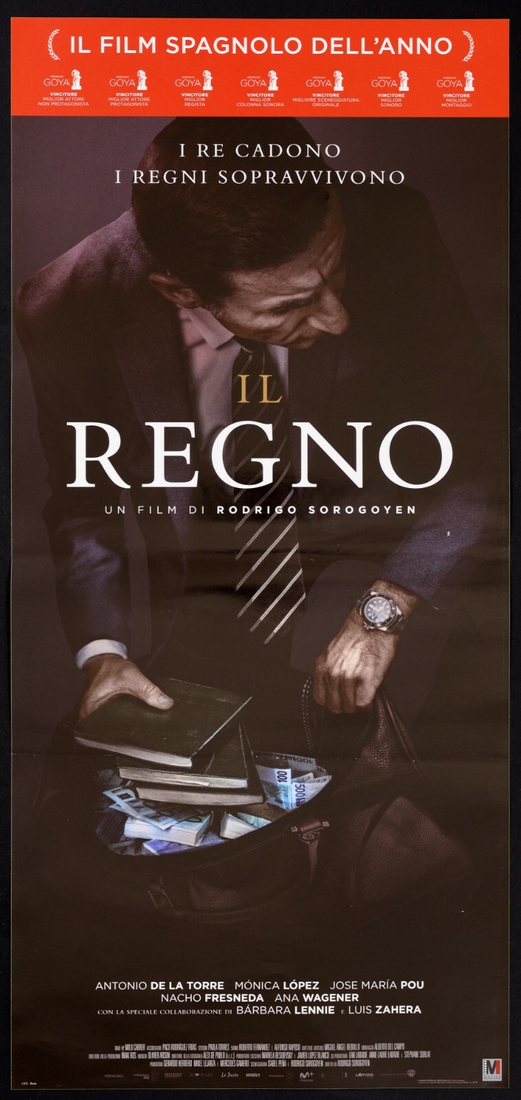 Locandina originale film Il regno (2020)