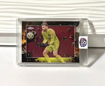 2024 Topps Chrome MLS Hugo Lloris LAFC CL-3 Layers Red 5/5 Ultra Rare! 