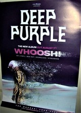 DEEP PURPLE WHOOSH! Original Promo Poster e.a.r.Music 2021 RITCHIE BLACKMORE