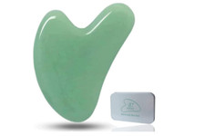 Gua Sha Massage Tool Jade Stone Face Body Skin Prevents Wrinkles SPA Acupuncture