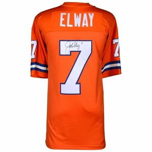 signed elway jersey