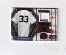 2024 DAVID WELLS LEAF BRONX LEGACY  GU JERSEY RELIC  40/45  NEW YORK YANKEES