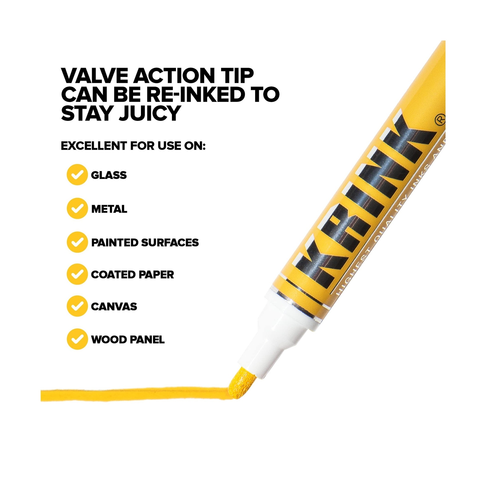 Krink K42 12 Piece Paint Marker Set Vibrant and Opaque Fine Ar