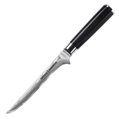 Samura Damascus Ausbeinmesser, 16,5 cm Klinge, G10 Griff, 67-lagiger Damaststahl