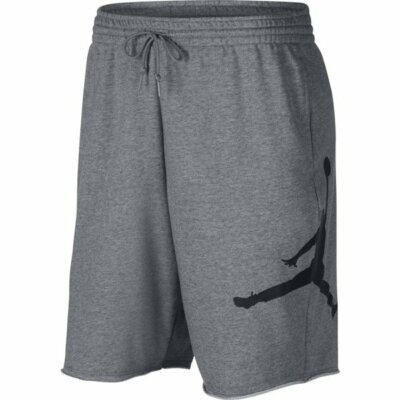ジョーダン メンズ ショーツ Jordan Jumpman Classic Fleece Short - Black/Dk Smoke Gray Nike Jordan Jumpman Logo Fleece Shorts Carbon Heather/Black Men's