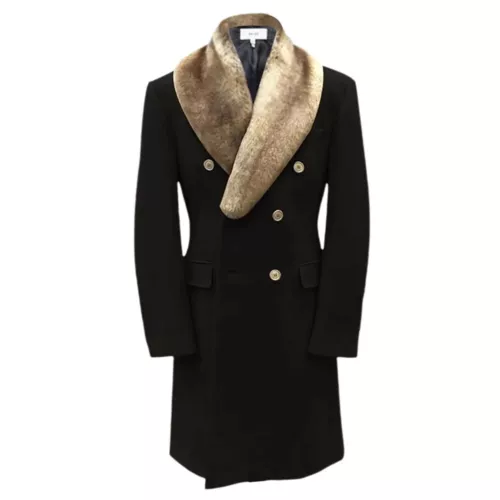 Winter Herren Mantel Mantel Taschen Herbstjacke Männer Wolle Kaschmir Mäntel - Bild 16 von 22