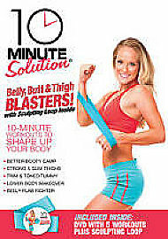 The 10 Minute Solution - Belly, Butt And Thigh Blasters (DVD, 2009)