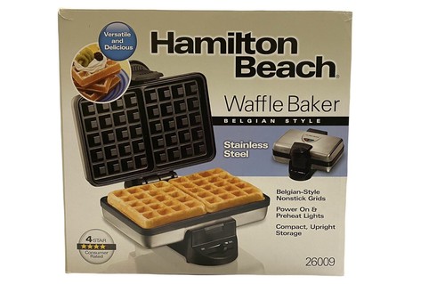 hamilton beach waffle baker