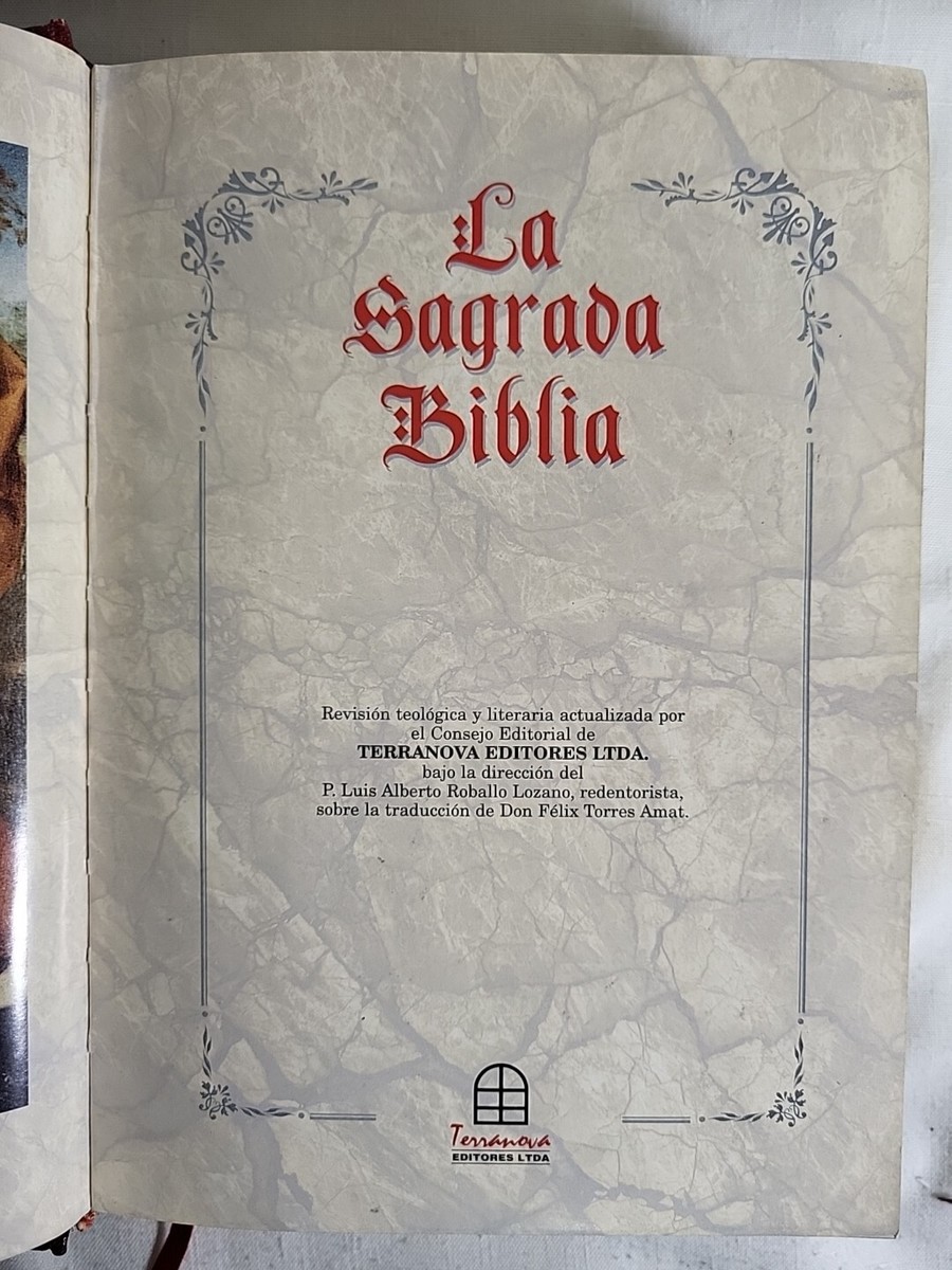 洋書 Sagrada Biblia terranova editores ltda. Sagrada Biblia Terranova Edición 2003 | eBay