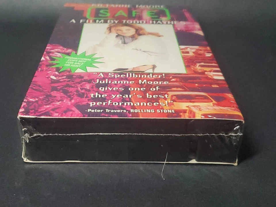 SAFE VHS 1995 Julianne Moore DARK COMEDY Rare promo OOP Todd Haynes SEALED! 💥 - Image 4 of 4