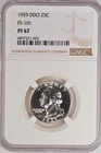 1959 DDO Washington Quarter Proof NGC PF 67 PR67 FS-101 Variety Coin 25C