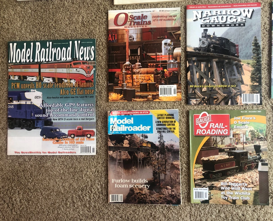 Railroad Model Vintage Train Toy Hobby Magazines Huge Lot of 26- 1979 to 2020 - Image 2 of 4