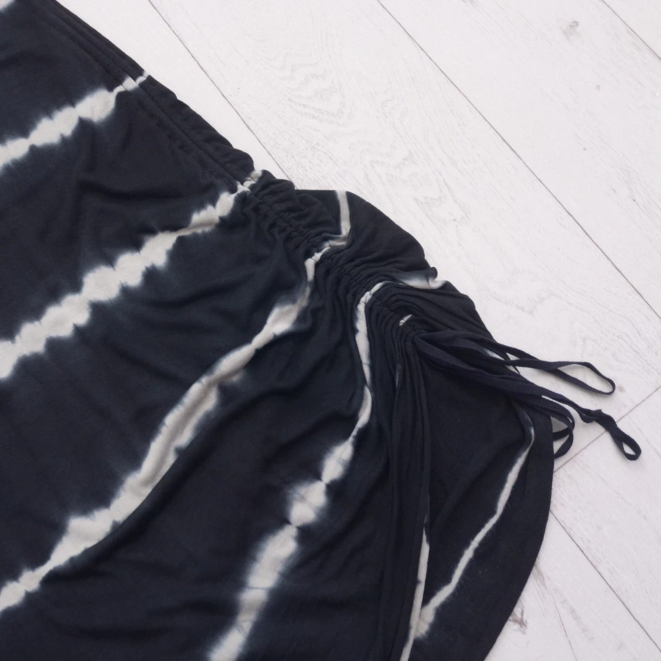 Vestido AllSaints Devika Vintage Y2K | Raro Largo Negro Talla 10 | Boho Glam Chic Foto 4 de 4