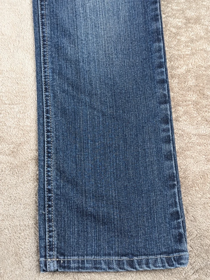 Pantalones de mezclilla elásticos cortos de tiro bajo Decree Junior talla 9 DK Blast con lavado de tinte nuevos con etiquetas Foto 2 de 4