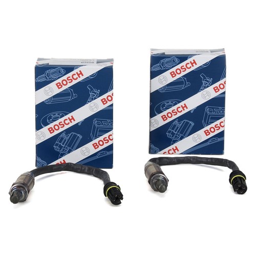 2x BOSCH VOR Kat Lambdasonde für BMW E46 320-330i E39 E60 E61 E38 E65 M52 M54 - Bild 1 von 2