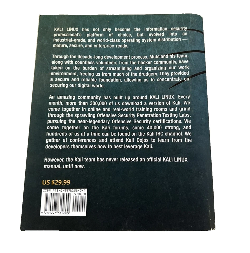 Kali Linux Revealed Mastering the Penetration Testing Distribution by Hertzog - Image 2 of 4