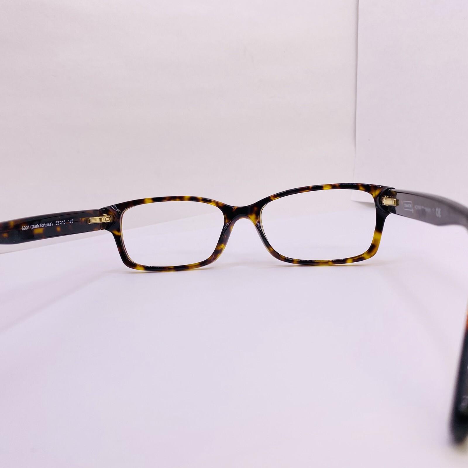 Coach Eyeglasses Sunglasses HC 6040 Brooklyn 5001 52[] 16 135MM MM Tortoise Gold thumbnail 9