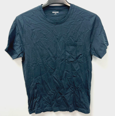 Goodthreads Blue Short Sleeve T-Shirt Men's Size Medium Soft Cotton Chest Pocket