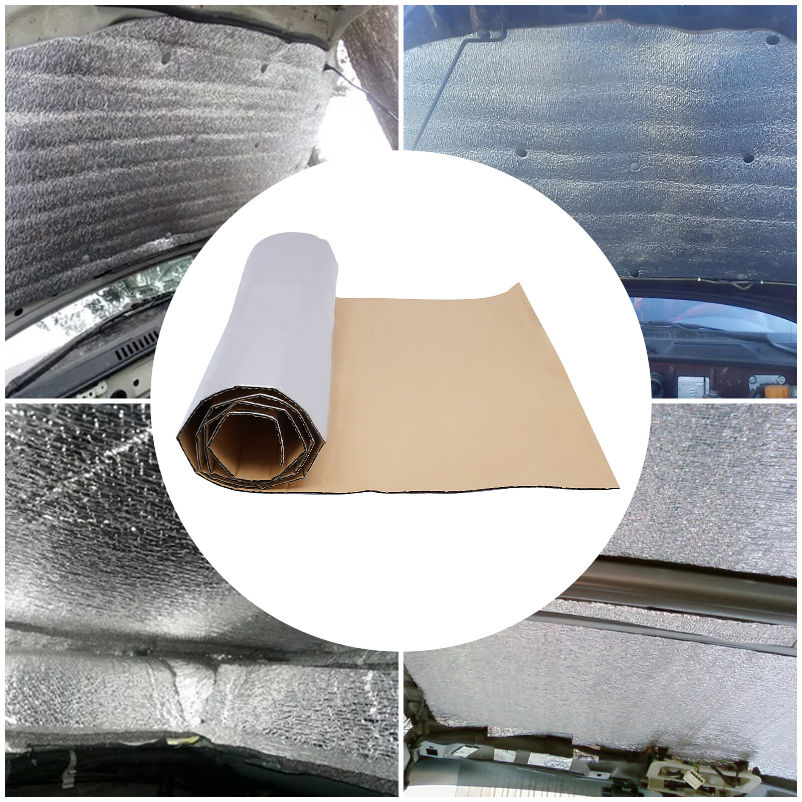 120" x 40" Car Firewall Deadener Roof Heat Sound Shield Insulation
