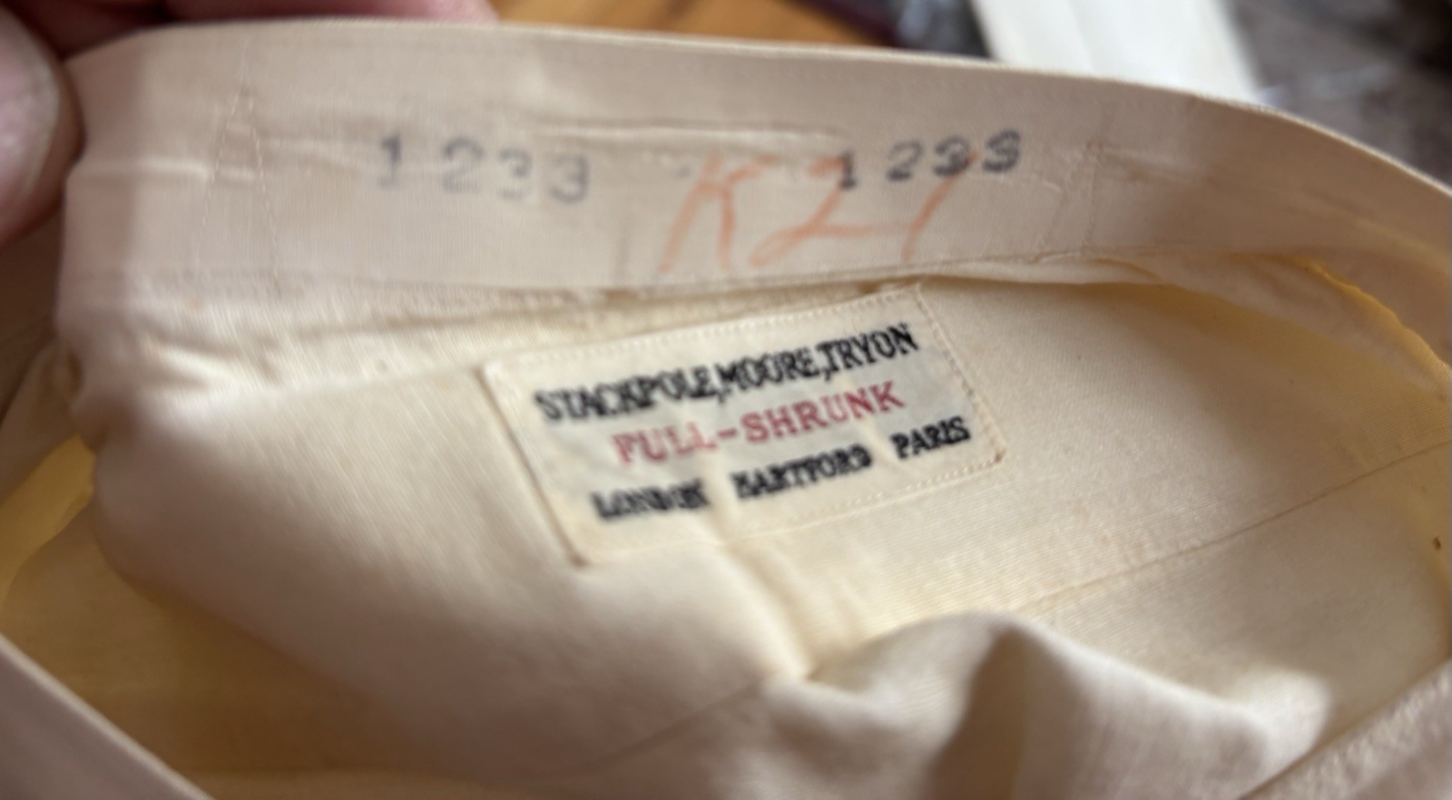 NOS Stackpole Moore & Tryon "Full Shrunk" "Fine C… - image 5