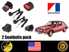 For All Amc 2 Car Seat Belts Front Seats High Quality Breathable Quick Release