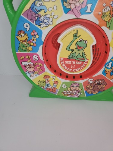 Vintage Mattel SEE N SAY KERMIT COUNTS 1990 Muppets Miss Piggy Beaker Gonzo Chef - Picture 15 of 17