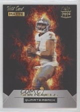 2022 Wild Card MATTE Rookie Heat Black - Orange Flames Sam Howell #RH-23 07rd. rookie card picture