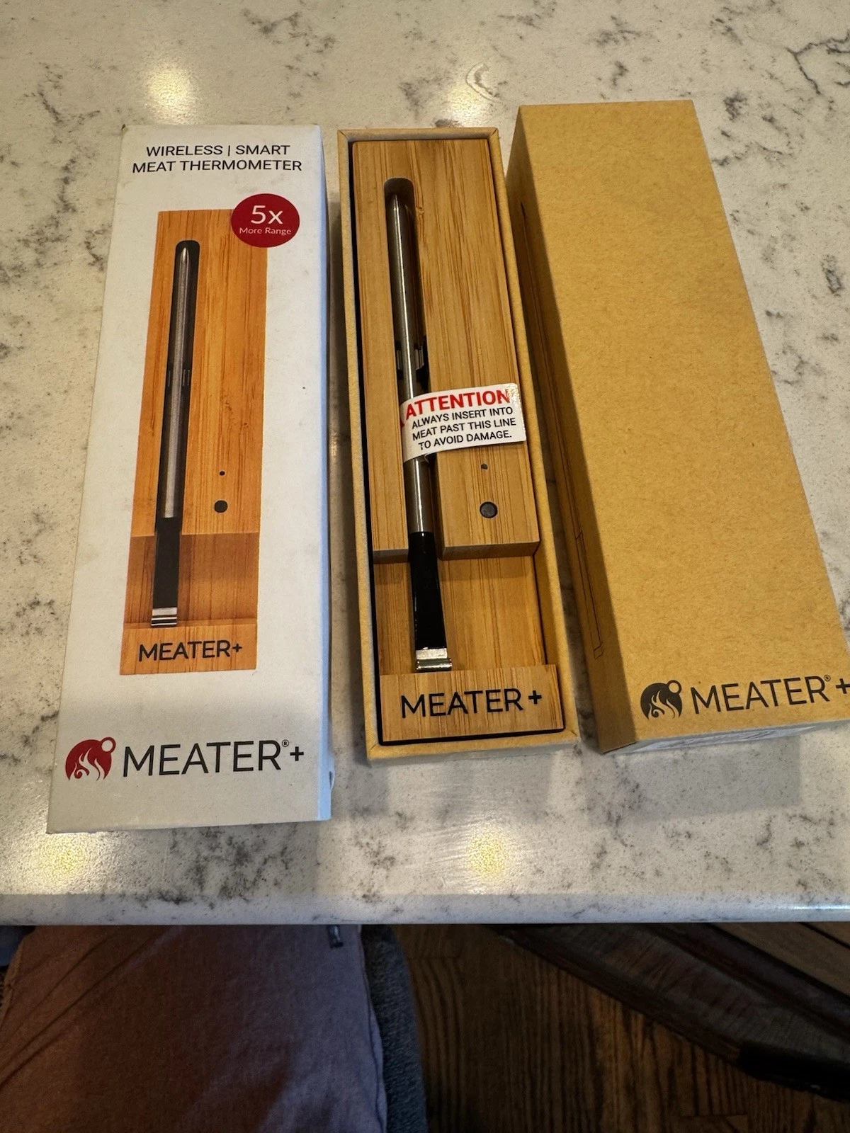MEATER Plus Smart Meat Thermometer with Bluetooth Wireless Long Range
