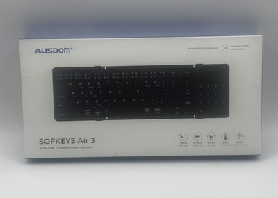 Ausdom Folding Wireless Bluetooth Keyboard With Touchpad for Laptop Tablet Phone