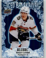 2023-24 Upper Deck Allure Anton Lundell Iced Breakaway #IB-4 Florida Panthers