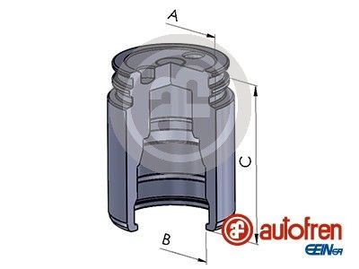 Autofren Seinsa Kolben Bremssattel Bremszange für Saab 2002-2015 Hinten D025251