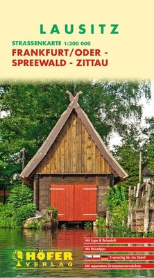 Höfer DE 027. Lausitz. Frankfurt/Oder - Spreewald - Zittau 1 : 200 000. Straßenk