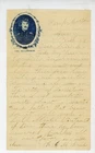 Civil War Patriotic Lettersheet Used with letter Col. Ellsworth