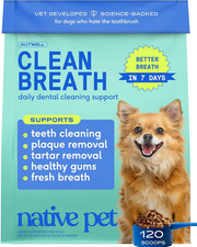 Gutwell Clean Breath - Dog Breath Freshener  Dog Teeth Cleaning Powder Cold-Pre